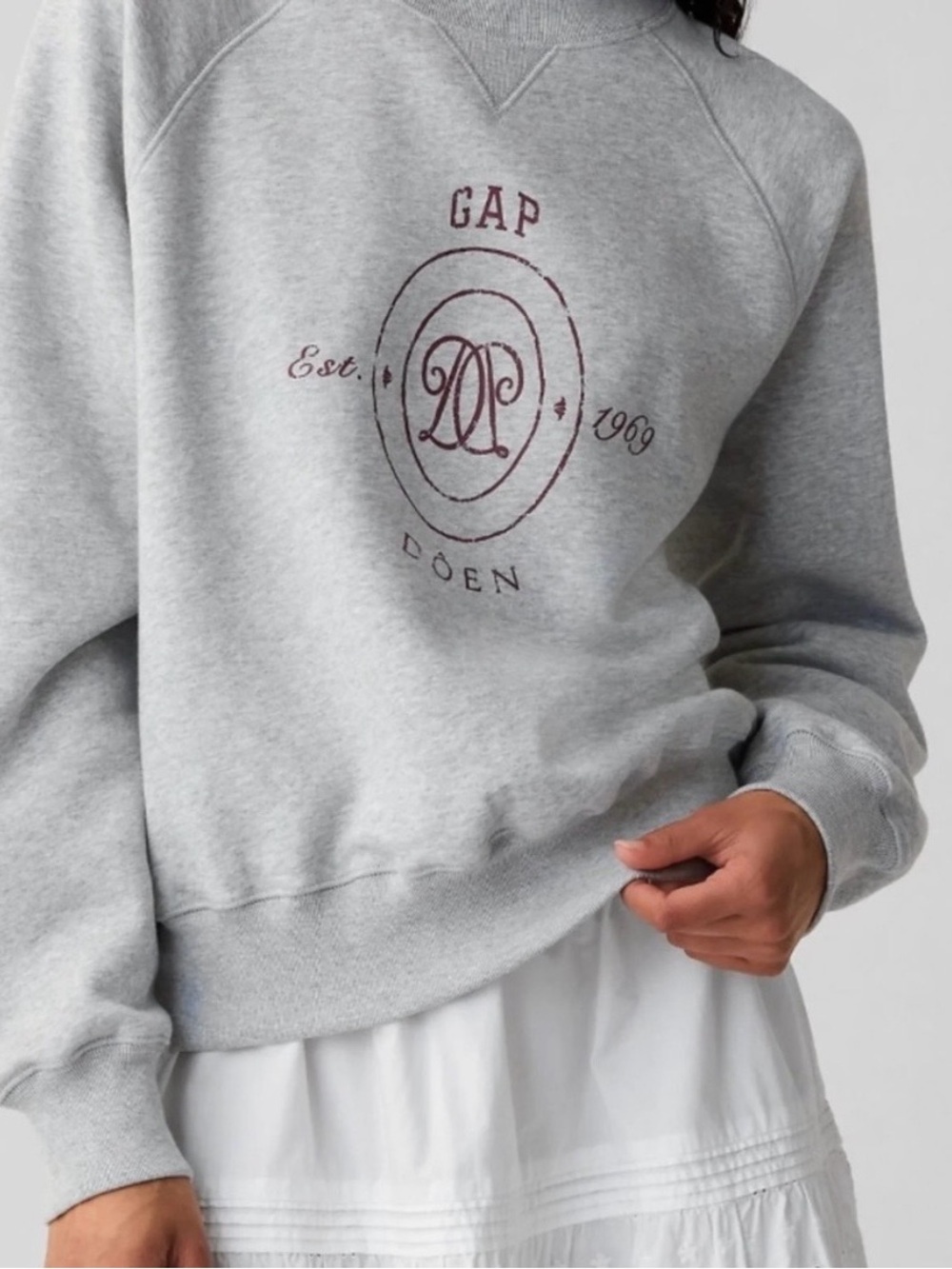 Gap x Doen Logo Sweatshirt Size XXS